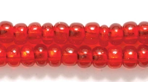6SB444R: CZ Seed Bead SIL-Line Ruby 6/0 - 6STR