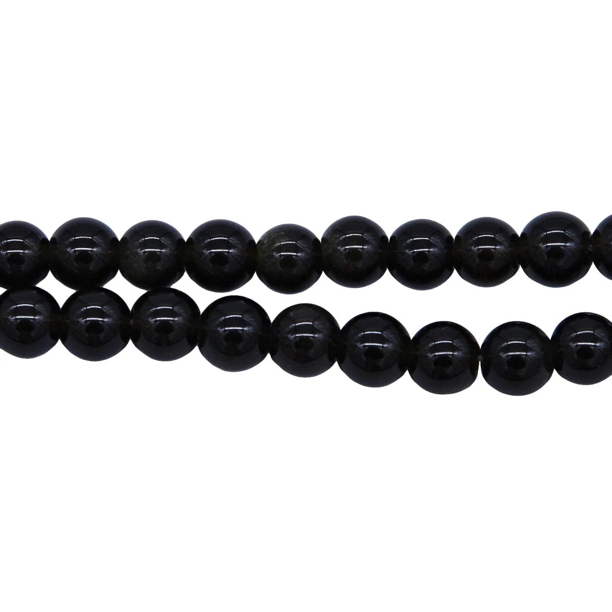 6ST410-G: Golden Obsidian Round 6mm