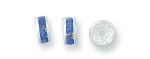 71CC274-S: Preciosa R/S Rondell Sapphire Silver 4.5mm-- 48PC