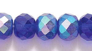 75CD578: Cut CRY RNDL Cobalt AB 6x8mm 15-16" STR