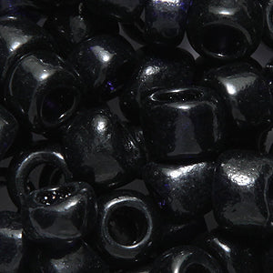 78SV279-1: Vintage Venetian Medium Crow Deep Cobalt/amethyst Mix 7mm 250 Grams