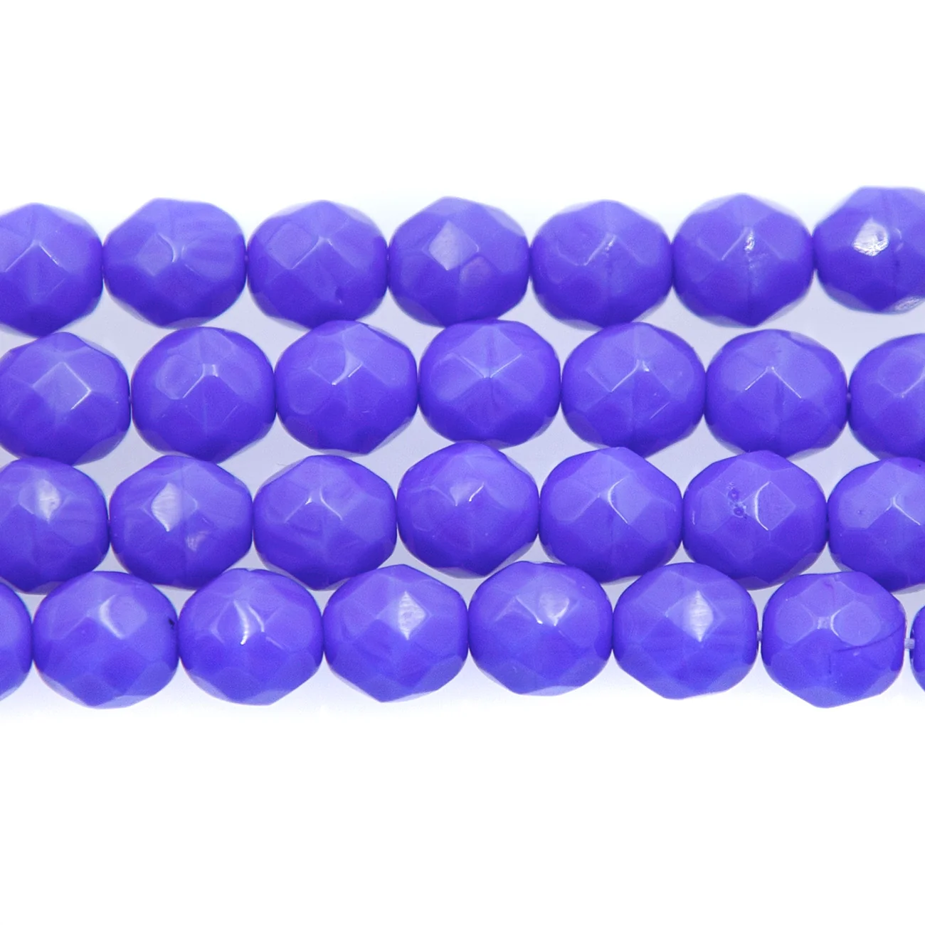 8FC174: CZ FACET RD Opaque MED Blue 8mm - 150PC