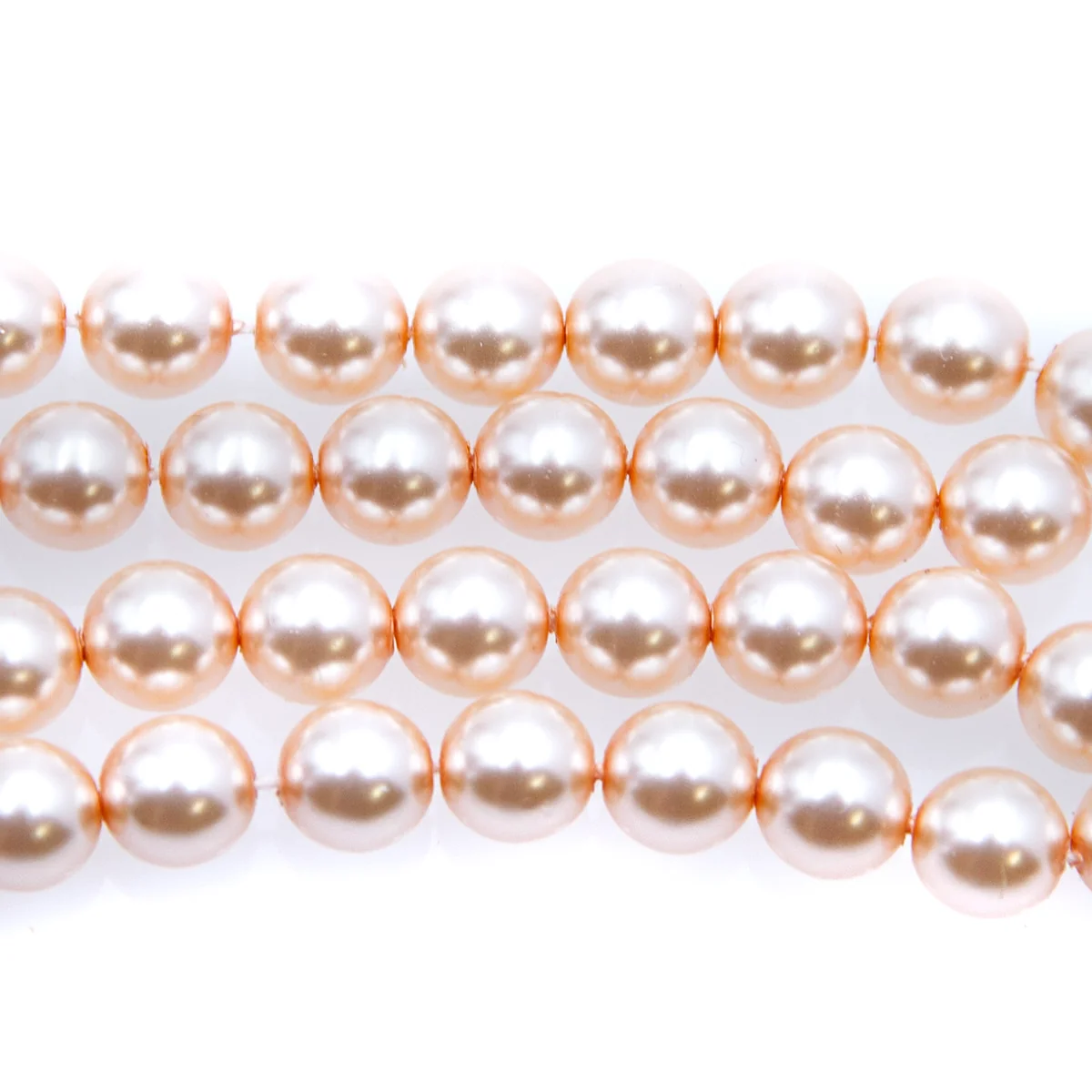 8GP691R: CZ Round Cultura Pearl LT Pink 8mm-25PC