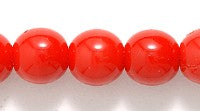 8RD146: Czech Round Opaque Dark Red 8mm 250PC