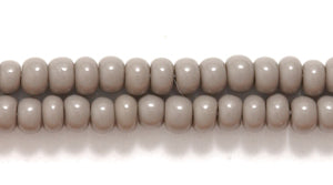 8SB105R: CZ Seed Bead Opaque Gray 8/0-1HK