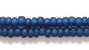 8SB269-MR: CZ Seed Bead Montana Blue Matte 8/0-1HK