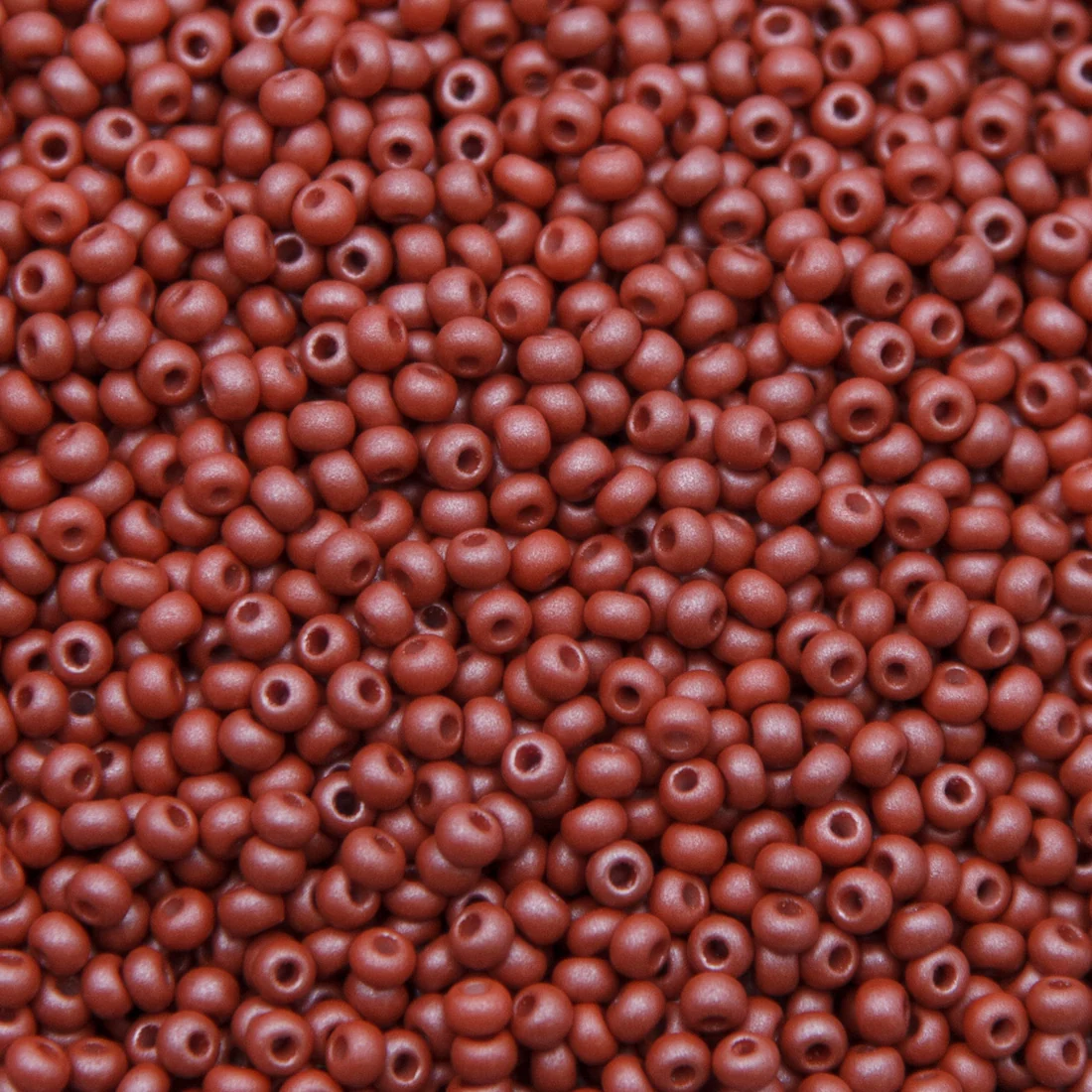 8SB956-PL: CZ Seed Bead Permalux Brown 8/0 Loose
