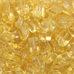 92SV251-2: Vintage Venetian Trap Transparent Goldenrod #2 5mm Average 500 Grams