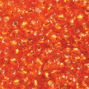 9SV435-3R: Vintage Venetian SIL-Line Orange #3 9/0 150 Gram Bag