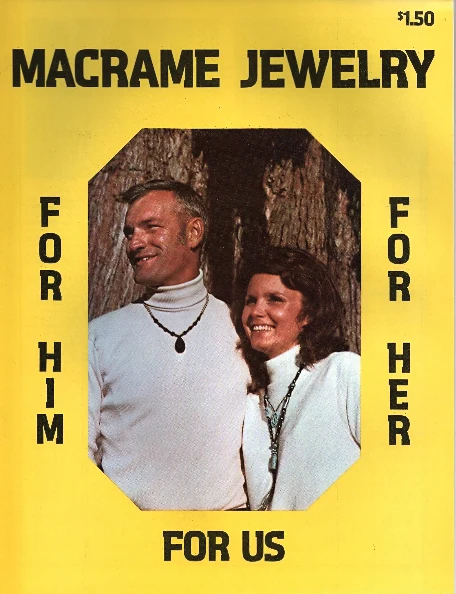 BK571-NW: Vintage Macrame Jewelry For Him Her & Us Book