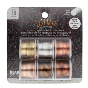 CW999-NTW18: TARNISH RESIST MED TEMPER 6 PACK ASST 18 GA -2YD EA