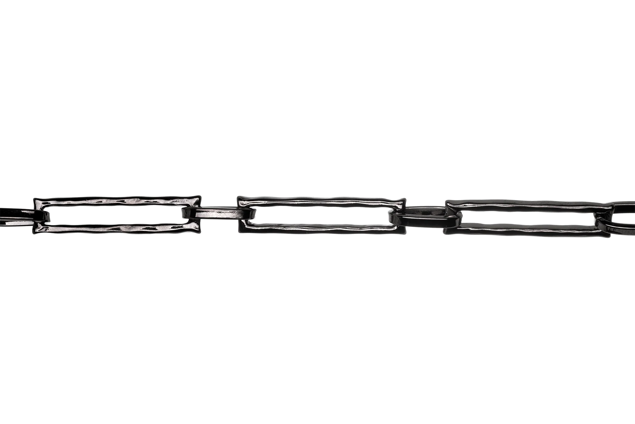 CX944-GM: Chain Paperclip Rippled Gunmetal