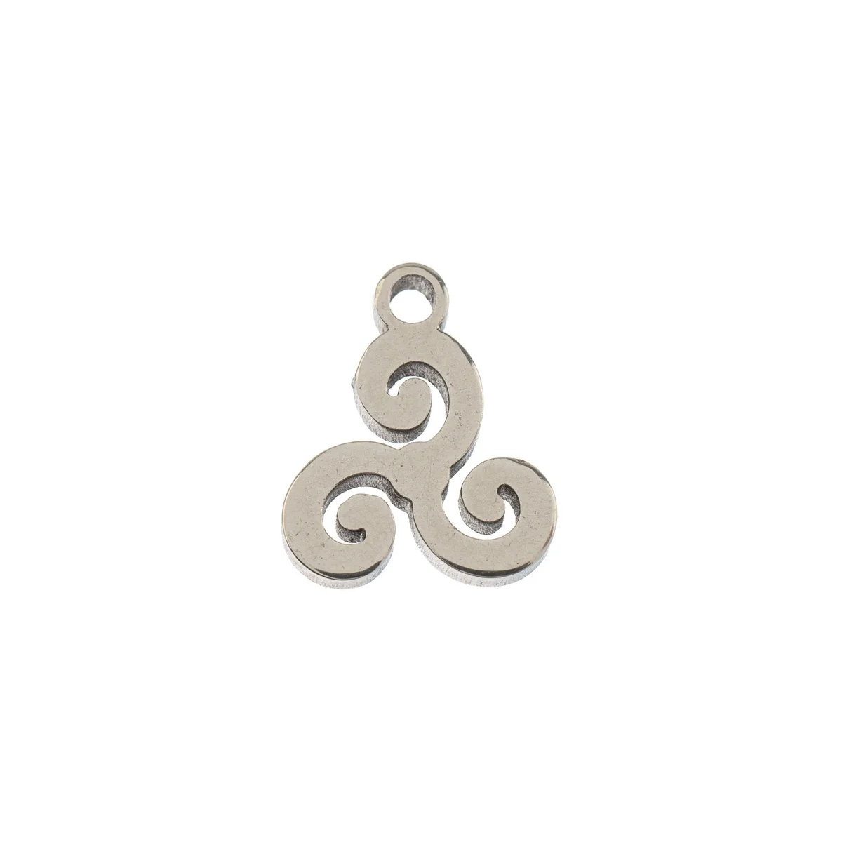 DZ0468-029: Zinc Charms 9.8x8.7mm Pinwheel Silver - 10PPK