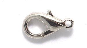 FI144-CN: Lobster Claw Clasp Nickel Plate 8x16mm-48PC