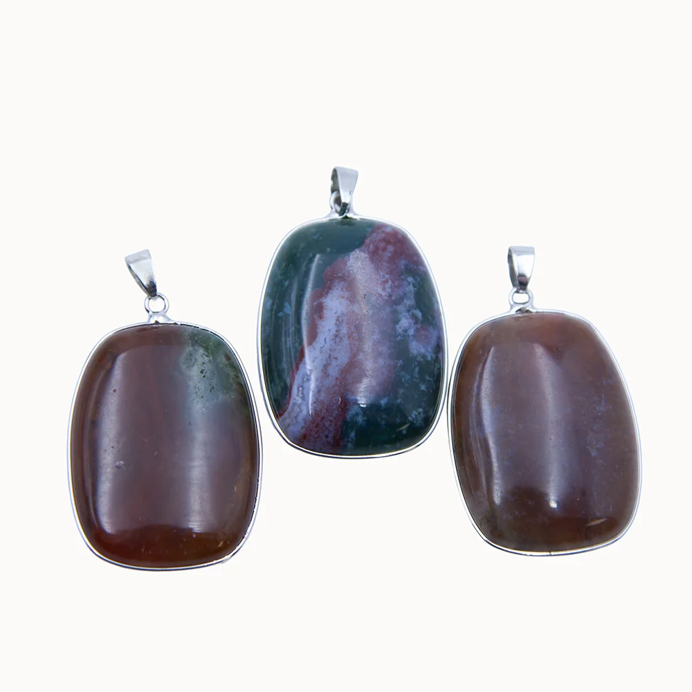 ST542-B: Fancy Jasper Pendant 30x40mm