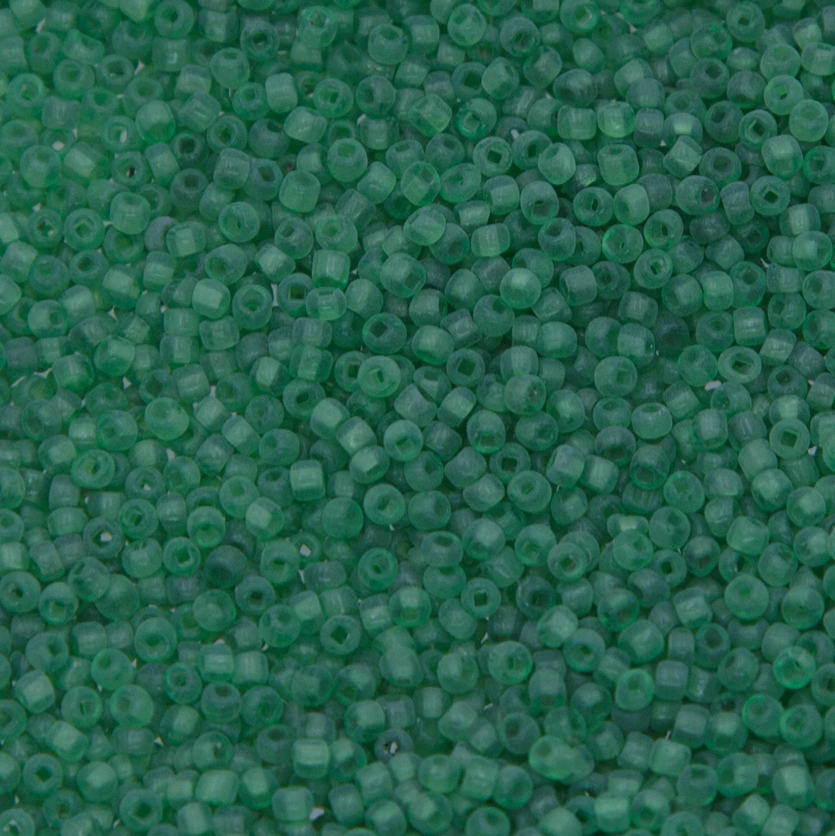 SV100-134: Vintage Venetian Seed Bead Trans Lt Green 10/0 - 250 Grams