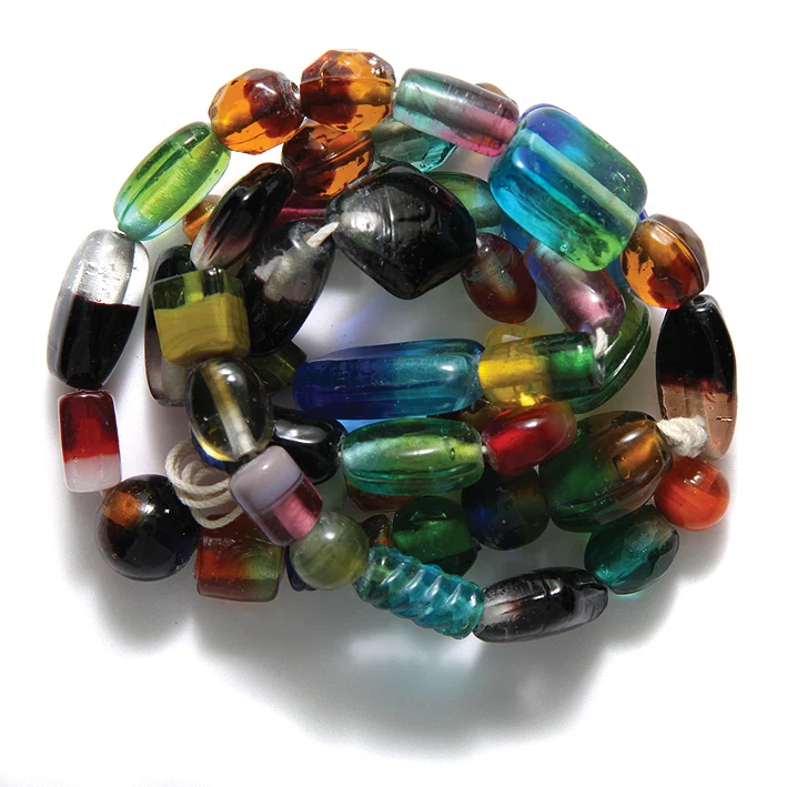 VE524-2T: Bead Mix Two Tone 24Inch Strand 7-16-STR